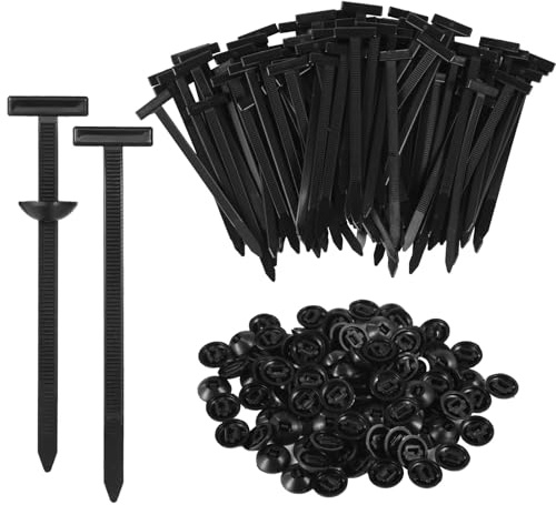 500-Pack Heavy Duty Push Mount Nylon Cable Ties - Automotive Fasteners for Car Repair, Home & Garden