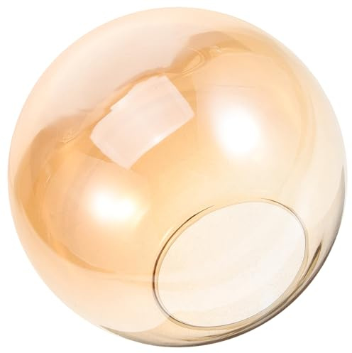 Angoily Pantalla de Lámpara de Vidrio Globo para Repuesto de Luces Colgantes, Diseño Ligero y Cómodo al Tacto, Adecuado para Cafeterías y Estudios