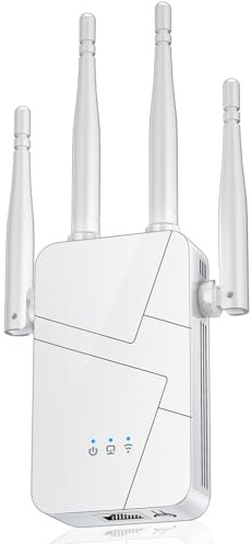 2026 WiFi Extender Signal Booster for Home, 15000sq.ft Wireless Internet Repeater, Long Range WiFi Booster and Signal Amplifier w/Ethernet Port, WiFi Router Extender Support 99% Devices, 1-Tap Setup
