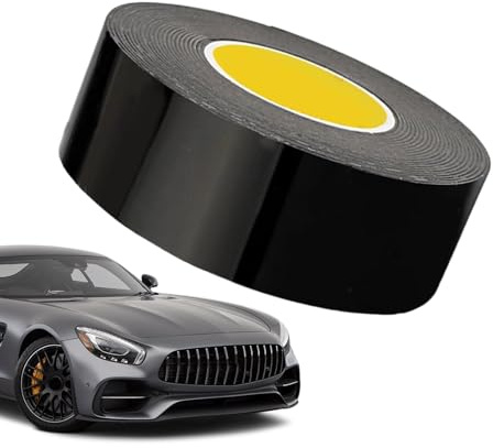 Car Trim Double Sided Tape, Strong Adhesion Patch, Double-Sided Tape for Vehicle Decor, for Moldings Badges Temporary Parking Sign Garage Roadside Beginners Drivers