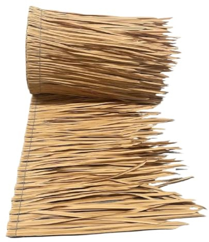 Techos de paja artificial, Rollos de paja palma artificial for decoración exteriores, tamaños paquete 1 a 20 piezas(20 PCS)