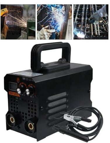 EaseSunny Máquina de soldadura eléctrica, soldadora de arco, soldadora inversora, diseño portátil con pantalla digital, 220 V IGBT de alta potencia para hierro de acero, proyectos de bricolaje en el