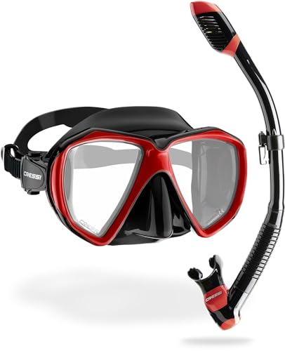 Cressi Set Ranger & Dry Black/RED