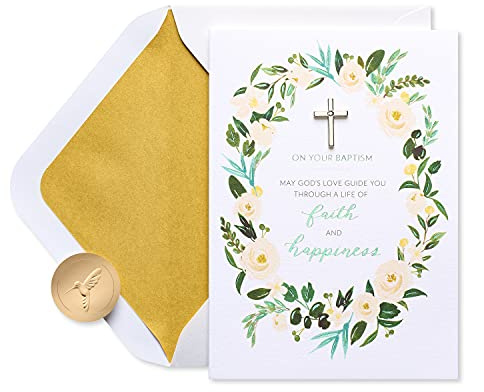 Papyrus Baptism Card (Faith and Happiness)