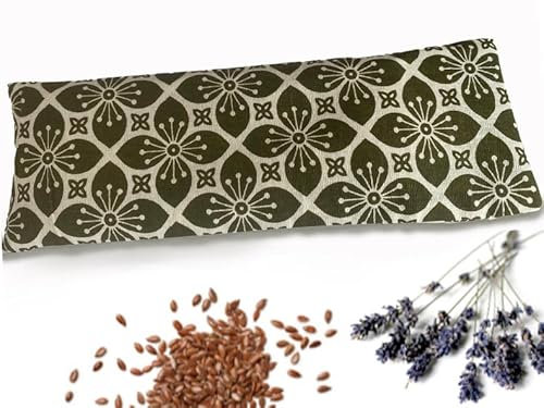 Yoga United Limited Edition Unisex's Cotton Eye Pillow (Cellephane package, Green Floral)