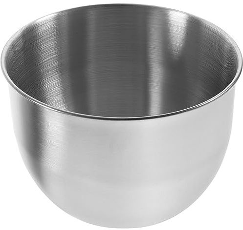 HEMOTON Stainless Steel Deep Mixing Bowl Kitchen Metal Salad Bowls Heavy Duty Nesting Bowls Basin for Baking Cooking Home Kitchen Prepping 19cm