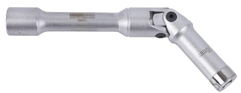 Stahlmaxx Glühkerzen Steckschlüssel 10mm mit Gelenk extra lang | Steckeinsatz Gelenkeinsatz