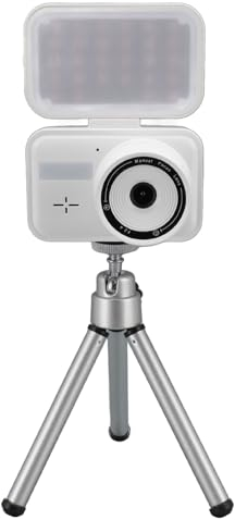 Annadue Zeitrafferkamera, Kabellose WiFi-Fernbedienung, 4 MP, Manueller Fokus, Zeitraffer-Videokamera mit 2,5 cm Makroaufnahme, Integrierte 28 LEDs, Fülllicht für Pflanzen, Blumenwachstum