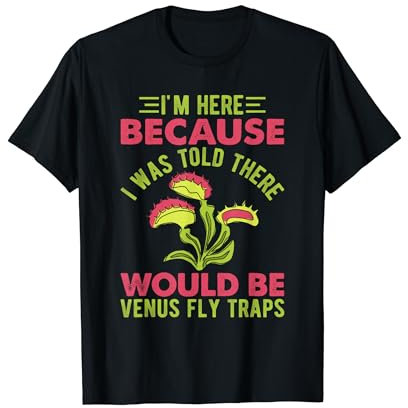 Venus Fly Trap Plant Soil Plants Live Seeds Venus Fly Trap T-Shirt