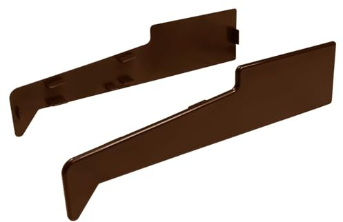 Rehau 150mm Window Door Sill End Cap (5 Pairs) - Rosewood