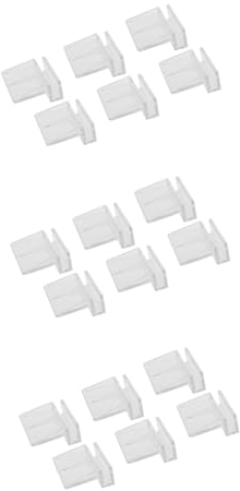 Yardwe 3sets Aquarium Abdeckung Unterstützung Rahmen Aquarium Halterung für 5-6mm Glas Tank Sicher 10 Stücke * 3
