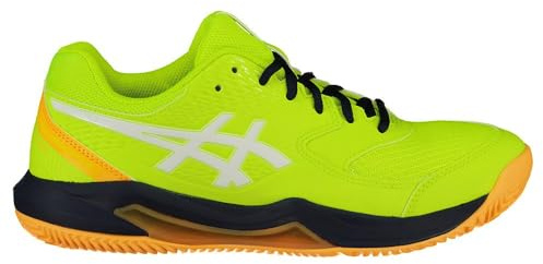 Asics Herren Gel-Dedicate 8 Padel Sneaker, Safety Yellow White, 46.5 EU