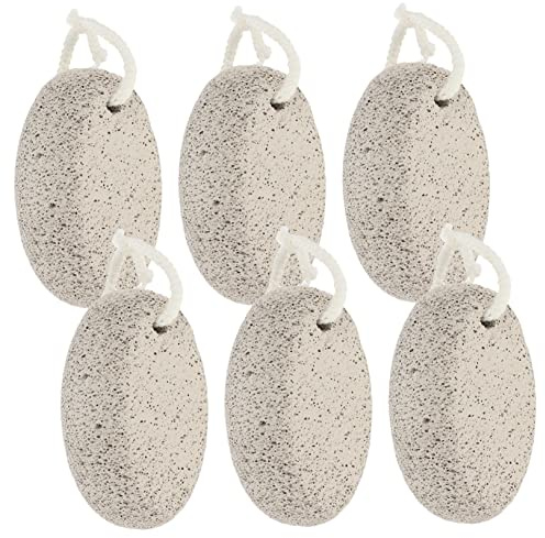 Beatifufu Bimsstein Hornhautentferner für Füße 6 Stück Fußpflege Ergonomisch Waschbar Sanfte Entfernung für Pediküre Abgestorbener Haut