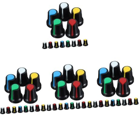 VICASKY 200stücke Gitarren Lautstärkeregler Knöpfe Potentiometer Kappen Gitarren Für Schnelle Anpassungen Und Ersatzteile