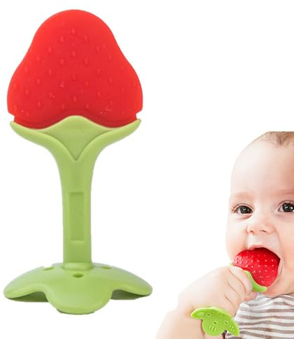 Anneaux De Dentition,1 Pièces,Outil Anneaux de Dentition Sans BPA,Sensoriels de Qualité Alimentaire,pour Cadeau Nourrissons 3+ Mois,pour Garçons et Filles