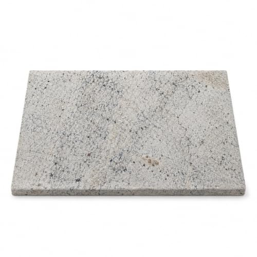 Planche à Découper en Granit Naturel 40x30 cm Épaisseur 2 cm – Planche Massive Résistante à la Chaleur pour Viande et Légumes – Multicolore – Kalu Creations (White Multicolor)