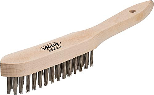 Vigor V6809-4 Brosse métallique en acier