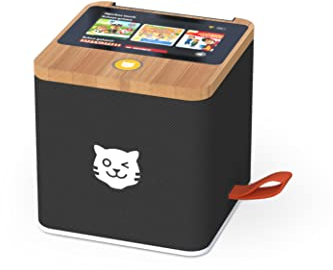 tigermedia tigerbox Startpaket schwarz Boombox Hörbox Kinder Hörspiel Hörbuch Lieder für Paw Patrol Peppa Wutz Disney Die Drei ??? Ninjago Yakari, tigerbox/ticket 14 Tage