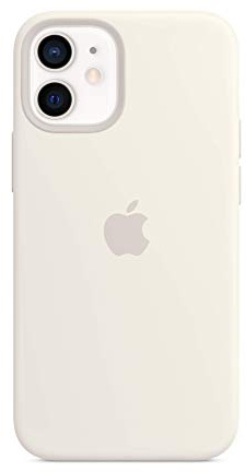 Apple Silikon Case mit MagSafe (für iPhone 12 Mini) - Weiß - 5.4 Zoll