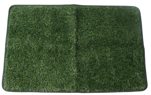 Zerodis Pet Turf Toilet Tray,Reusable Dog Training Potty Pad Tray Puppy Potty Training Grass Tray Dog Replacement Grass Pee Pads for Dogs and Small Pets Potty Training