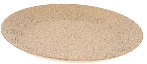 BESTonZON Palet De Madera Fuente De Madera para Servir Bandeja De Queso De Madera Bandejas De Comida De Madera Bandeja De Servir Bandeja De Desayuno De Madera Plato De Pan Nórdico Posavasos