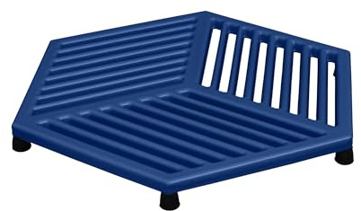 Denby - Cobalt Blue Cast Iron Trivet Stand For Kitchen Worktop - 24.5cm Premium Enamelled - Non-Slip & Heatproof For Hot Pans, Serving Dishes - Dishwasher & Oven Safe - PFAS free
