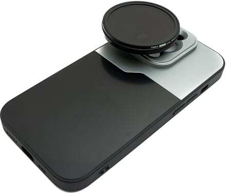 SYSTEM-S CPL Filtre polarisant Circulaire 52 mm avec Coque filetée pour iPhone 14 Pro