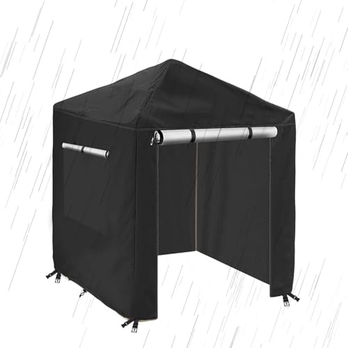 Copertura per casa da gioco da cortile, coperta da casa da gioco da cortile per | Copertura impermeabile e antivento | Protezione per tutte le stagioni, copertura in tessuto Oxford 420D per chalet di