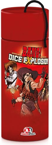 ABACUSSPIELE 36241 - BANG! Dice Explosion, Western Kartenspiel