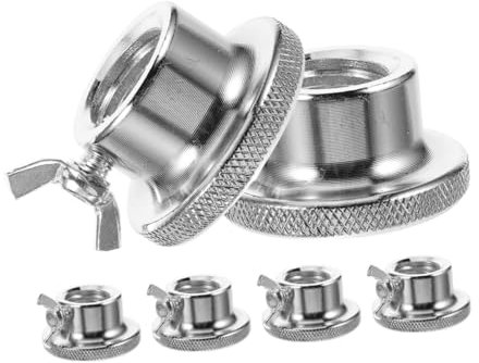 TOKIDNY 6pcs Slip Nut for Barbell Dumbbell Self-locking Barbell Nuts Accessory