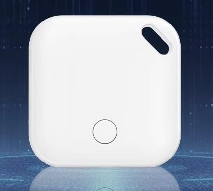Bluetooth Tracking Device for Keychain, Wallet, Bags, Pets, Works (White)