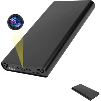 gracemai Security Camera,Surveillance Camera HD 1080P,Built-in 10000mAh Camera Battery,Hidden spy cameras, for Elderly and Children, Office and Home.No Wi-Fi is required.