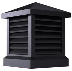Comignolo Quadrato In Lega Di Alluminio Per Camino Tetto Parapioggia Per Camino Resistente Installazione Facile, Universale, Per Canna Fumaria Esterna(32x32Inch/80x80cm)