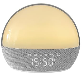 RED5 LED Colour Changing Ambient Noise Sleep Aid Alarm Clock & Bluetooth Speaker