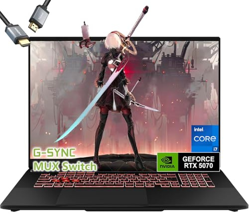 ASUS TUF F16 RTX 5070 - Intel Core i7-14650HX - Switch MUX FHD+ G-SYNC MUX 16 - 32GB di RAM | SSD 1TB - Tastiera retroilluminata RGB - Portatil Gamer PC Creator