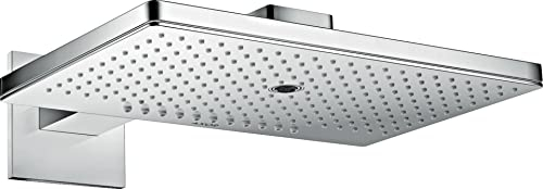 Hansgrohe Kopfbrause 460 3jet Axor chrom mit Brausearm eckig, 35282000