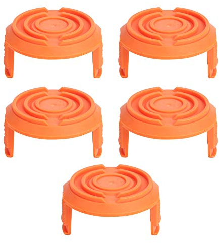5 Pezzi Decespugliatore Copertura Bobina Ricambio, Cappucci a Rocchetto in Plastica, Coperchio per Rocchetto Decespugliatore, per Bobina Tagliabordi WA0010