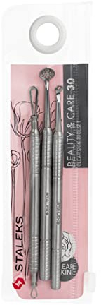STALEKS Professional Clear Skin Set Tools Beauty & Care 30 (UNO, rund mit 19 Löchern, Schlaufe)