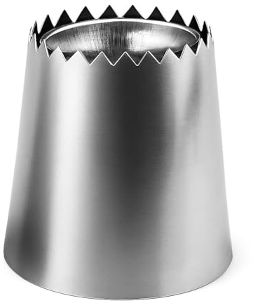 Beccuccio metallo sac a poche decorazione dolci torte pasticcini meringhe salse creme crema dosatore accessorio cucina design utile professionale pasticceria utensile regalo originale