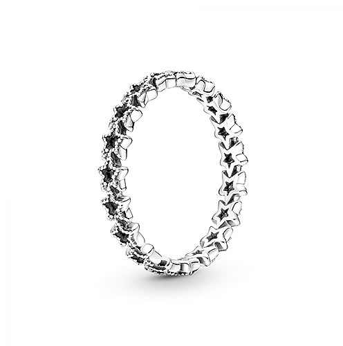 Pandora Band aus Asymmetrischen Sternen Ring 190029C00 Bague pour femmes