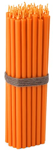 NKlaus stavljus stavljus orange för ljus, paraffinvax, 50 stycken | sotfri; droppfri; höjd: 160 mm; vikt: 200 G; diameter: 5,5 mm; 16 cm; 160 mm; 5,5 mm; 0,2 mm; 16 cm; B0D182G1JZ