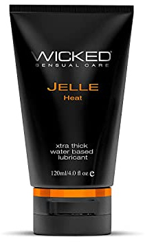 Metrol Jelle Heat Water Based Anal Personal Lubricant Gel 120ml (Warming Sensation, Extra Thick Super Glide, Glycerin Free)
