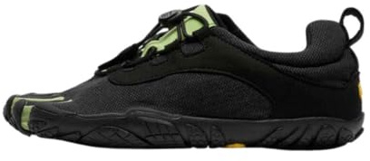 Vibram Herren V-Run Retro Black Green Sneaker, Schwarz, 45 EU