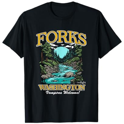 Twilight Forks Washington Vampires Welcome T-Shirt