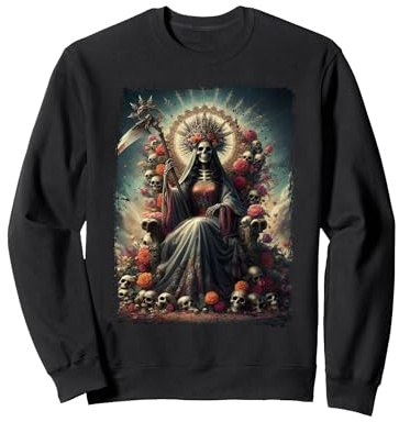 La Santa Muerte Santa Morte Felpa