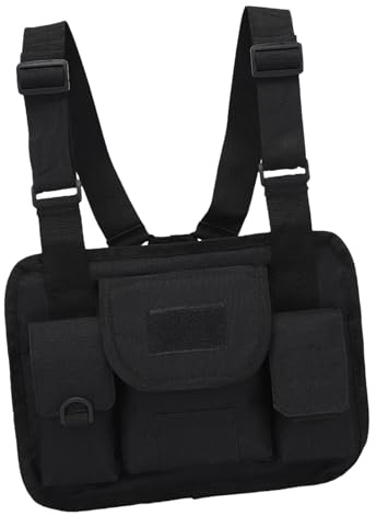 ycezw Brusttasche für Herren, Brusttasche für Herren, Laufbrusttasche – Verstellbarer Front-Rucksack, Reiserucksack, Mode zum, Wandern, Training, Radfahren und Skifahren