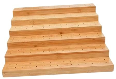 Colcolo Support à sucettes en Bois, présentoir à gâteaux, Support à Bonbons à 6 étages, Support à Desserts pour vitrine, Mariages, Anniversaires