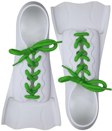 ENEN Pinne Corte Nuoto Piscina Regolabili Taglia 24-47, Pinne Snorkeling in Silicone Morbide per Allenamento Unisex per Bambini e Adulti Uomini Donne per Nuoto Snorkeling (XS(28-31),LJP Bianco)