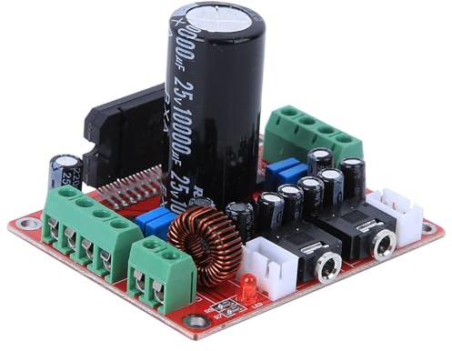 Ampli Audio TDA7850 4x50W 4 Canaux pour Voiture - Réduction du Bruit Haute Fidélité avec Faible Distorsion et Protection pour Système Stéréo Automobile