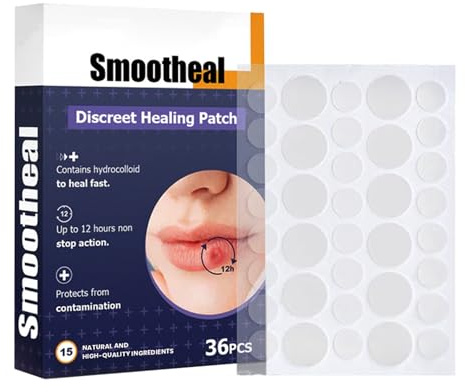 Mnozreo Patch di riparazione per labbra,Patch di riparazione idratanti per labbra,Bottoni sulle labbra,Forniture per riparazione labbra multiuso ad azione,36 pezzi